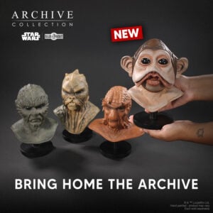 Star Wars prop archives creature mask replicas by Regal Robot