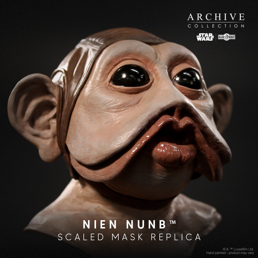 Star Wars prop archives creature mask replicas by Regal Robot