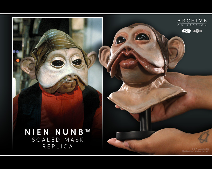 Star Wars prop archives creature mask replicas by Regal Robot