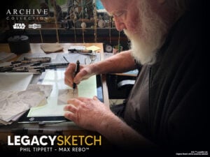 sketch of Max Rebo to pair with Regal Robot concept maquette replica statue