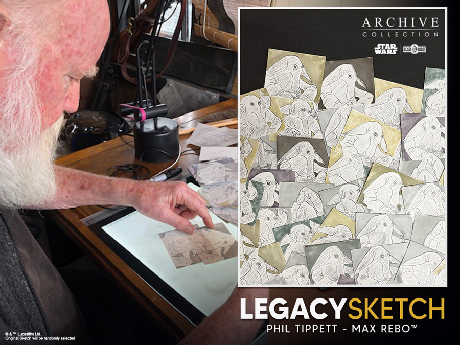 Original sketch by Phil Tippett