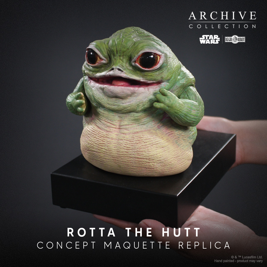 Rotta the Hutt figure or the original concept sculpture