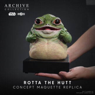 Statue of Rotta the Hutt from Mandalorian and Grogu