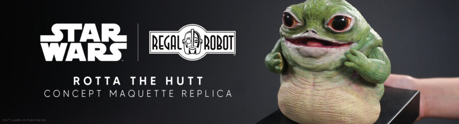 Rotta the Hutt figure or the original concept sculpture