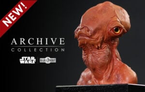 Admiral Ackbar statue bust by Regal Robot