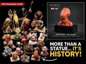 Admiral Ackbar statue bust by Regal Robot