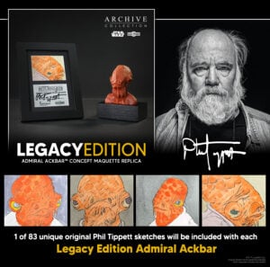 Admiral Ackbar statue bust by Regal Robot