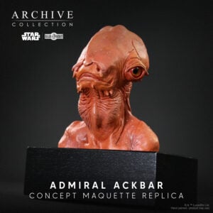 Admiral Ackbar statue bust by Regal Robot