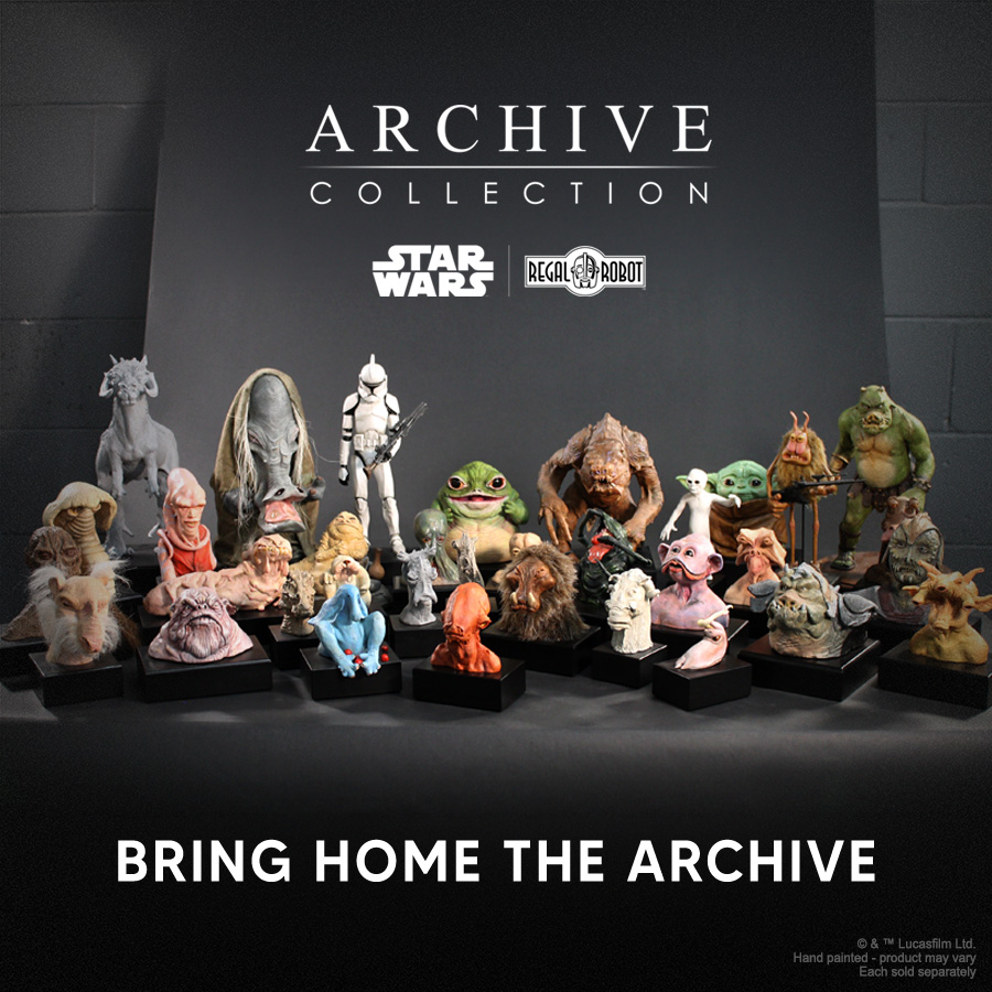 Admiral Ackbar statue bust by Regal Robot