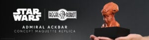 Admiral Ackbar statue bust by Regal Robot