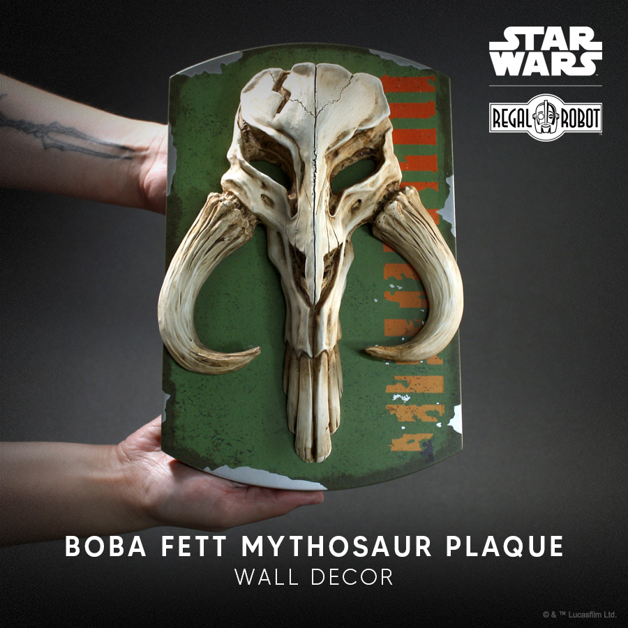 Boba Fett costume armor mythosaur aka bantha skull symbol