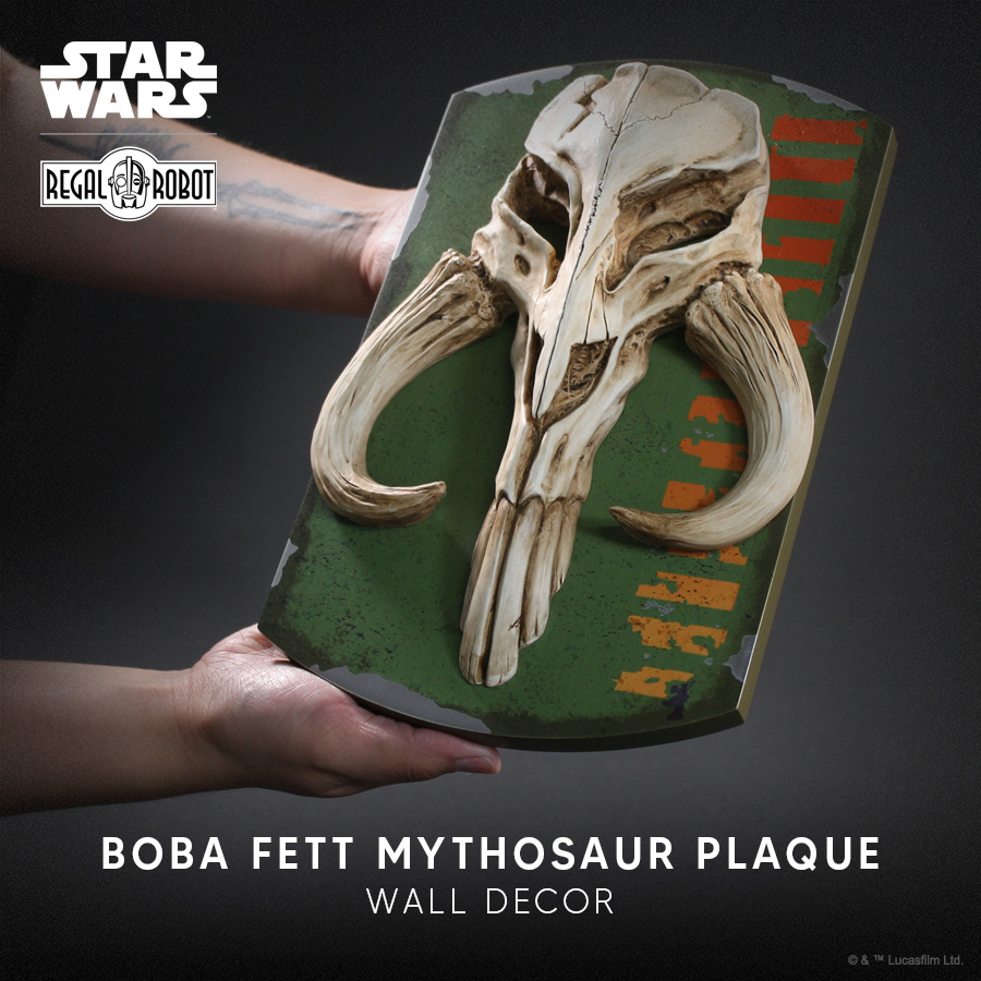Mythosaur wall decor and Star Wars art