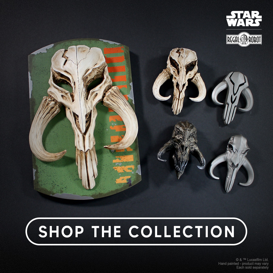 Mythosaur wall decor and Star Wars art