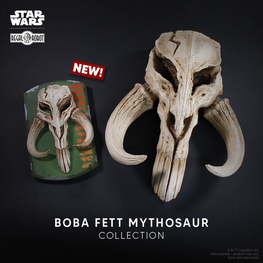 Boba Fett costume armor mythosaur aka bantha skull symbol