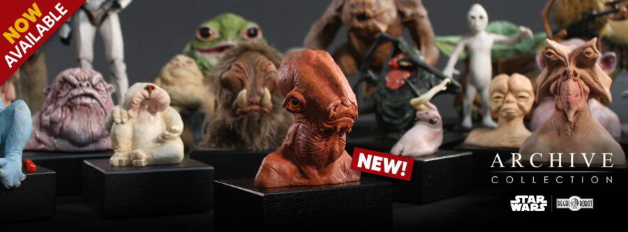 Admiral Ackbar statue bust by Regal Robot