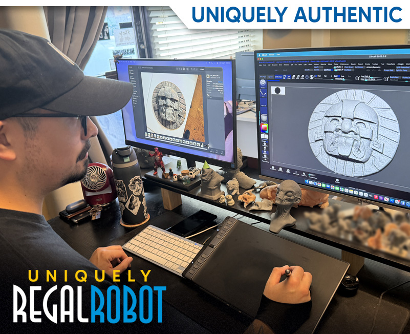3D scanning Indiana Jones prop
