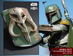 Mythosaur wall decor and Star Wars art