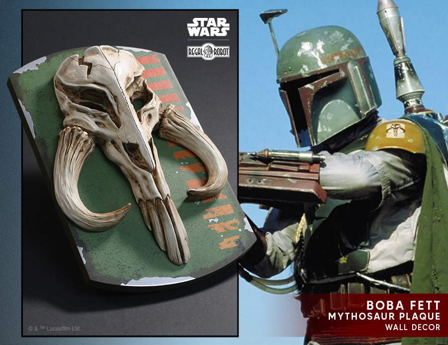 Mythosaur wall decor and Star Wars art