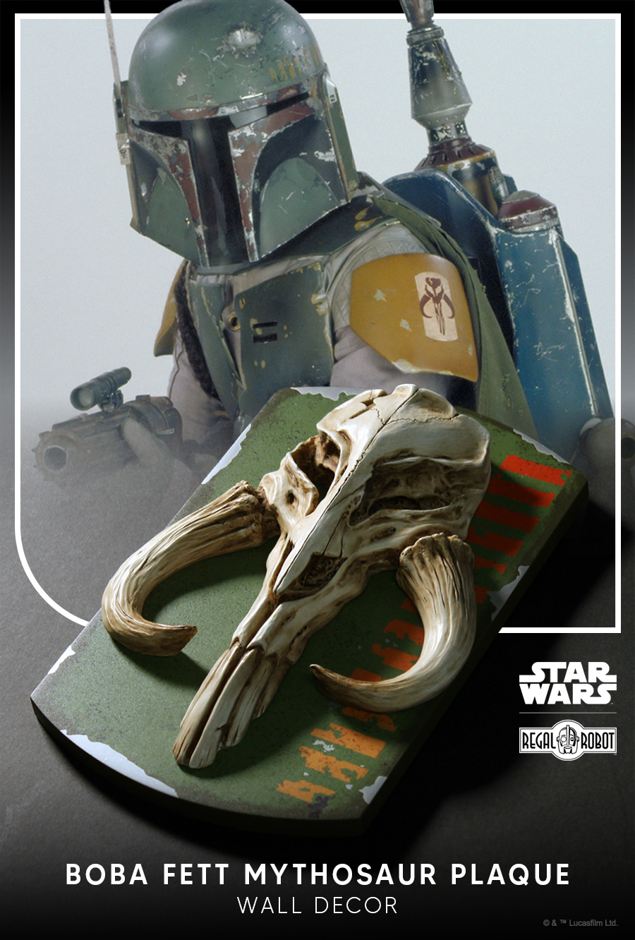 Boba Fett costume armor mythosaur aka bantha skull symbol