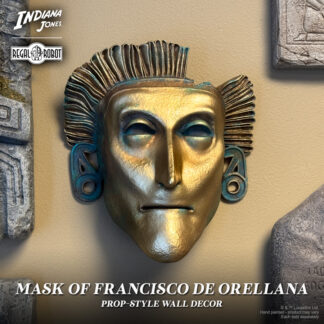 Prop mask of Francisco de Orellana from Indiana Jones IV