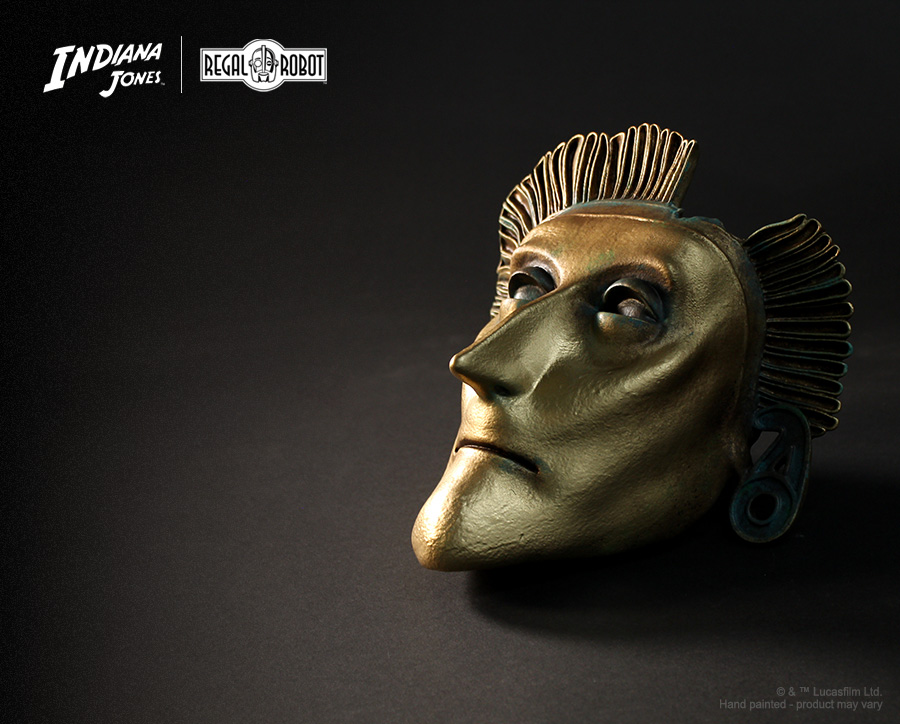 Prop mask of Francisco de Orellana from Indiana Jones IV