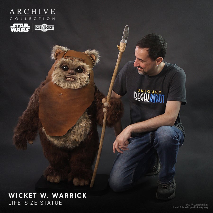 Wicket Life-Sized Statue with BONUS SIGNATURE PLAQUE - Image 9