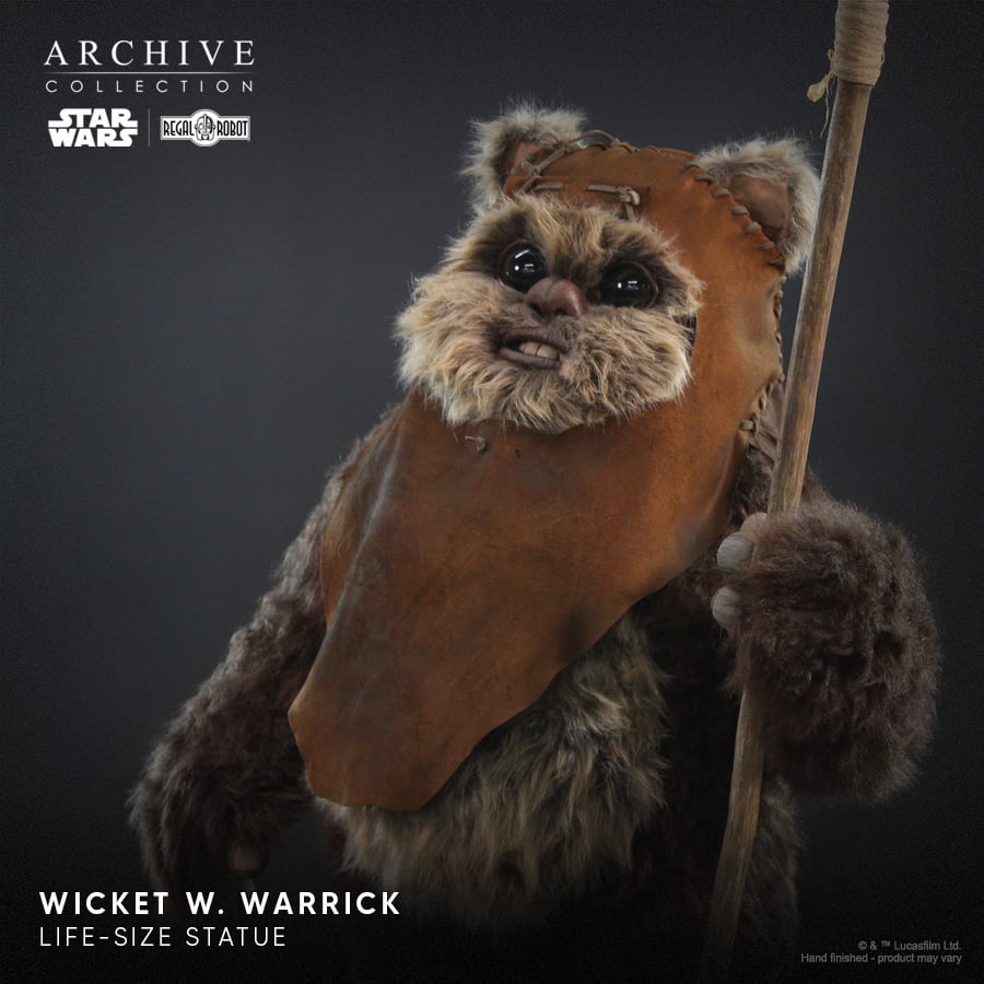 Wicket Life-Sized Statue with BONUS SIGNATURE PLAQUE - Image 4