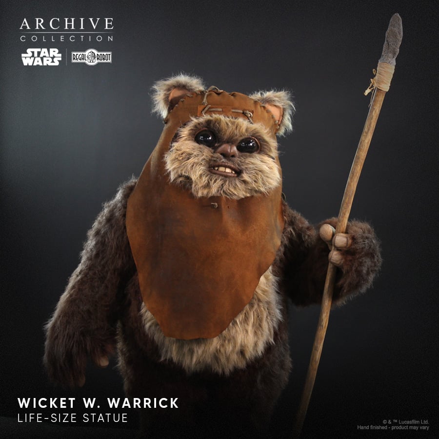 Wicket Life-Sized Statue with BONUS SIGNATURE PLAQUE - Image 5