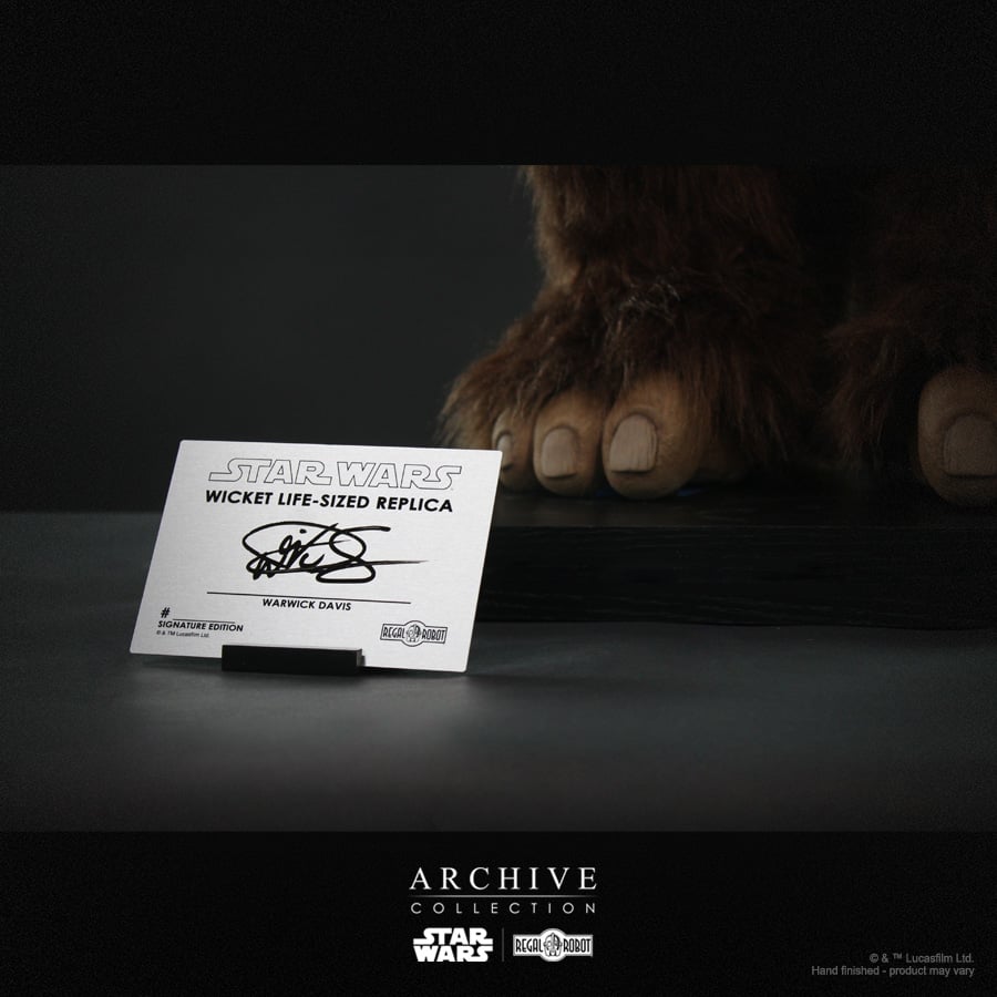 Wicket Life-Sized Statue with BONUS SIGNATURE PLAQUE - Image 2