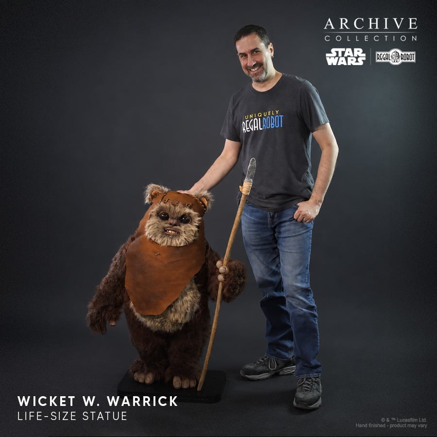 Wicket Life-Sized Statue with BONUS SIGNATURE PLAQUE - Image 8